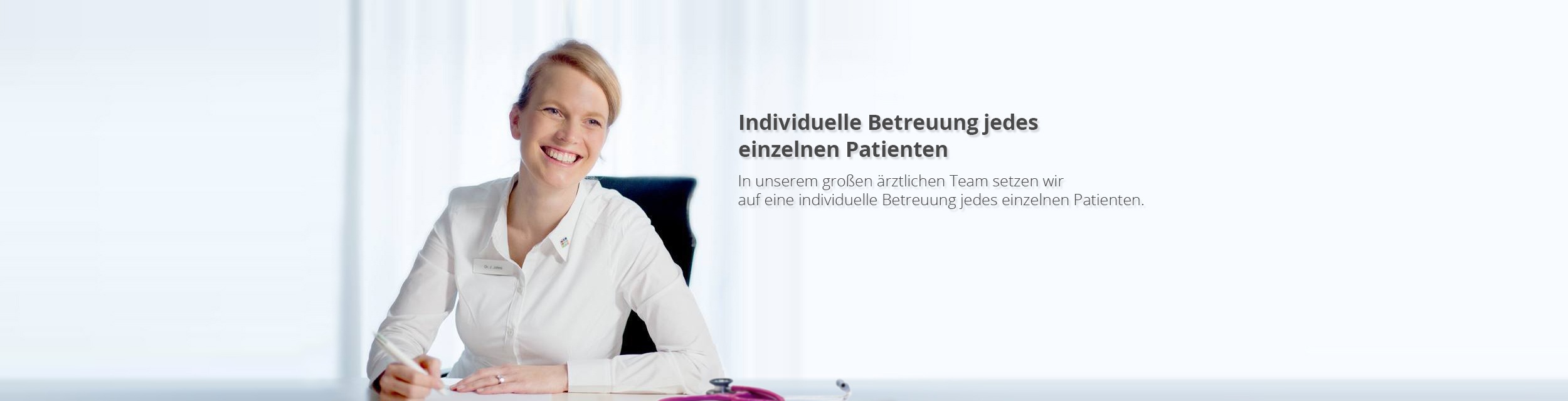 individuelle Patientenbetreuung